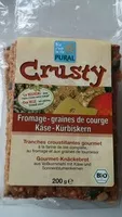 Cantidad de azúcar en Crusty fromage graines de courge