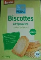 Cantidad de azúcar en Biscottes à L'épeautre