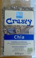 Cantidad de azúcar en Crusty chia