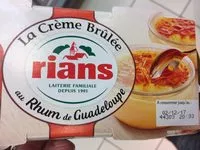 入っている砂糖の量 La creme brulée au Rhum