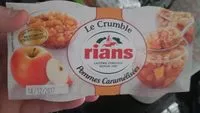Zuckermenge drin Le crumble Pomme Caramelisees