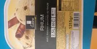 Cantidad de azúcar en Rhum raisin