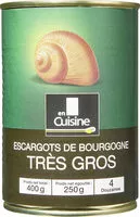 İçindeki şeker miktarı Escargots de Bourgogne