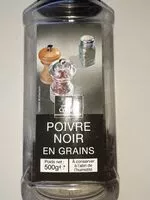 Suhkru kogus sees 500G Poivre Noir Grain En Cuisine