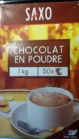 入っている砂糖の量 Chocolat en poudre