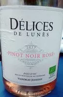 Sucre et nutriments contenus dans Vignobles jeanjean