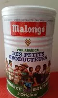 Sugar and nutrients in Malongo