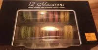 Amount of sugar in 12 macarons