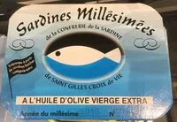 Sucre et nutriments contenus dans Confrerie de la sardine de st gilles croix de vie