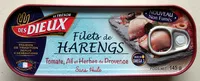 Filets de harengs sans huile