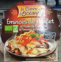 İçindeki şeker miktarı Émincés de Poulet et Purée de Carottes & Pommes de terre Bio