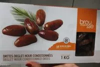 Quantité de sucre dans Dattes Deglet Nour conditionnées