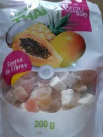 Quantité de sucre dans Fruits secs cocktail thaï Dara Fruits