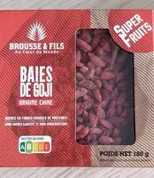 Quantité de sucre dans Baies de Goji