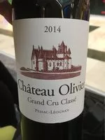 Sucre et nutriments contenus dans Grand cru classe pessac leognan