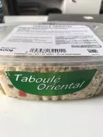 Quantité de sucre dans Taboulé orential