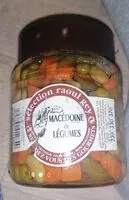 İçindeki şeker miktarı Macédoine de légumes