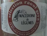 चीनी की मात्रा Macédoine de légumes
