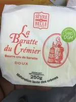 Sucre et nutriments contenus dans La baratte du cremier