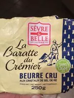 Cantidad de azúcar en Beurre cru aux cristaux de sel de Ré