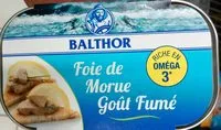 चीनी की मात्रा Foie de morue goût fumé