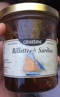 Jumlah gula yang masuk Rillette de sardine