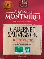 Sucre et nutriments contenus dans Cabernet sauvignon