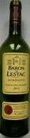 Sucre et nutriments contenus dans Baron de lestac