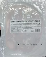Jumlah gula yang masuk Jambon supérieur découenné dégraissé 4 tranches