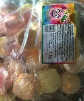 İçindeki şeker miktarı Bonbon Boule Coco Sachet De 100 Bonbons