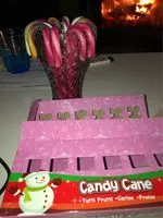 Сахар и питательные вещества в Candy canes