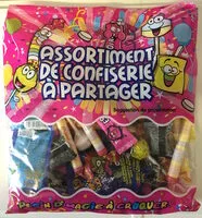 İçindeki şeker miktarı Assortiment de confiseries à partager