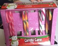 Sucre et nutriments contenus dans Candy cane