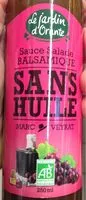 Количество сахара в Sauce salade balsamique sans huile