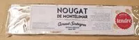 Zuckermenge drin Nougat de Montélimar