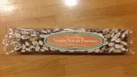 Amount of sugar in Nougat noir de provence