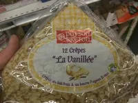 入っている砂糖の量 Crêpes Vanille