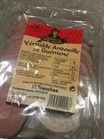 İçindeki şeker miktarı Veritable andouille de Guémemé
