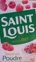 Suhkur ja toitained sees Saint louis