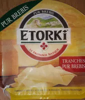 Sucre et nutriments contenus dans Etorki