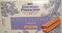 Sokerin määrä sisällä Crêpes dentelle au beurre