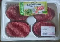 İçindeki şeker miktarı Steak Haché Pur Bœuf 15%