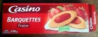 Jumlah gula yang masuk Barquettes Fraise