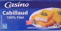 入っている砂糖の量 Cabillaud 4 portions panées