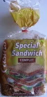 Cantidad de azúcar en Pain de mie spécial sandwich complet