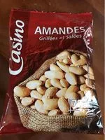 Suhkru kogus sees Amandes grillées et salées