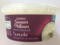 入っている砂糖の量 Tzatziki - fromage frais et concombre