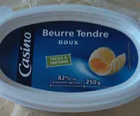 चीनी की मात्रा Beurre tendre doux
