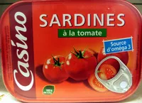 Jumlah gula yang masuk Sardines a la sauce tomate