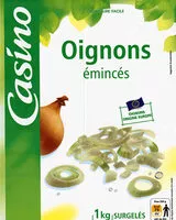 入っている砂糖の量 Oignons Emincés Casino 1Kg (surgelés) 1 Kilo